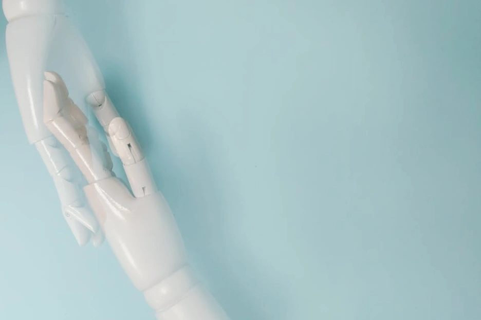 A strategic business meeting with data visualizations in a modern office.